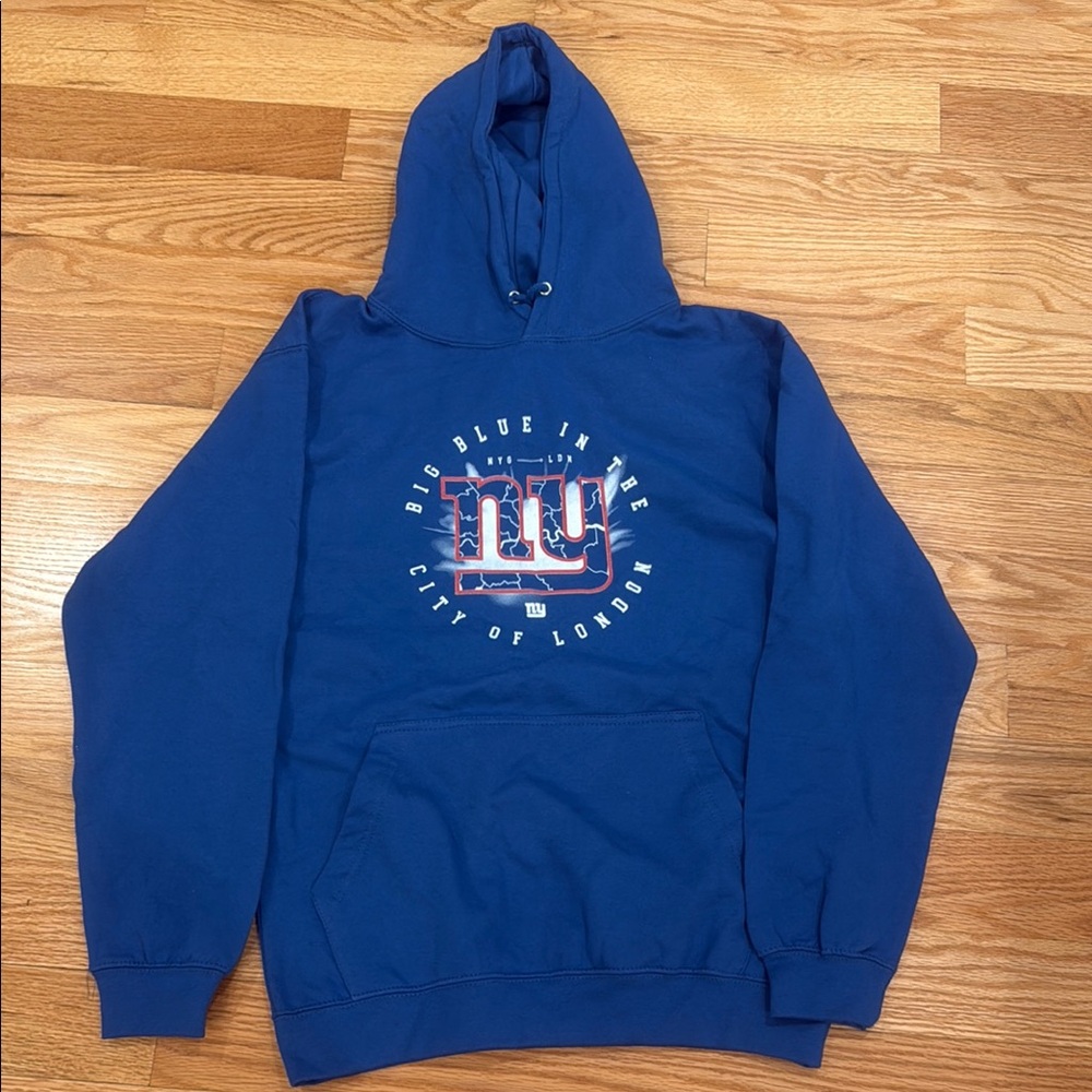 NY Giants size M London Hoodie Sweatshirt NWT